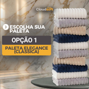 CloudSoft© – Toalha Premium Algodão Turco | Kit 10 Banhão + 10 Rosto (BRINDE)