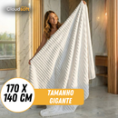 CloudSoft© – Toalha Premium Algodão Turco | Kit 10 Banhão + 10 Rosto (BRINDE)