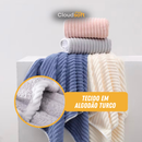 CloudSoft© – Toalha Premium Algodão Turco | Kit 10 Banhão + 10 Rosto (BRINDE)